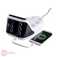 محافظ ولتاژ زریران لمسی با شارژر USB مدل Taraz