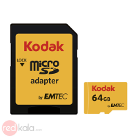 کارت حافظه microSDXC امتک کداک کلاس 10 استاندارد UHS-I U1 سرعت 85MBps 580X به همراه آداپتور SD ظرفیت 64 گیگابایت