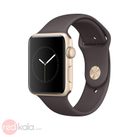 ساعت هوشمند اپل واچ سری 2 مدل 42mm Gold Aluminum Case with Cocoa Sport Band