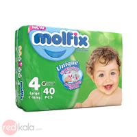 پوشک مولفیکس سایز 4 بسته 40 عددی