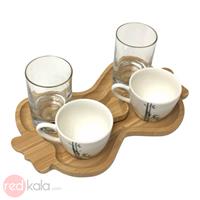 سینی قهوه بامبو مدل Perdono Set