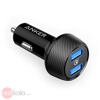 شارژر فندکی انکر مدل A2228 PowerDrive Speed 2 Ports With Quick Charge 3.0